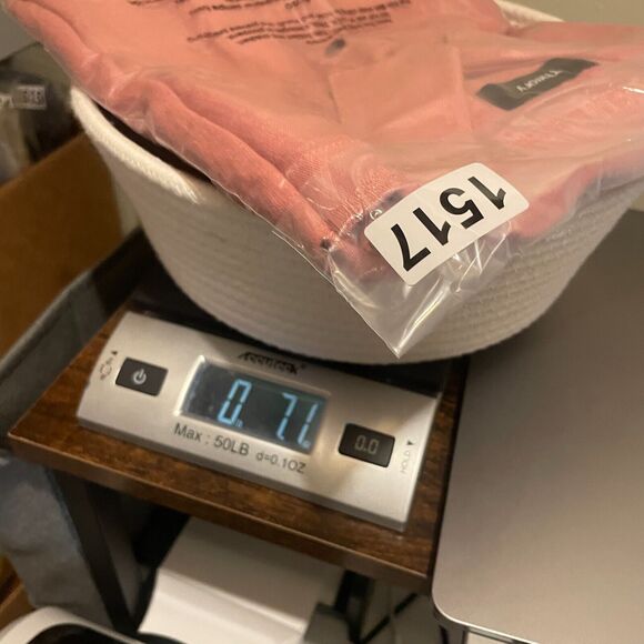 Theory Shirt Mens XL Pink Linen Button Up Short Sleeve Preppy Coastal Casual - Picture 11 of 11